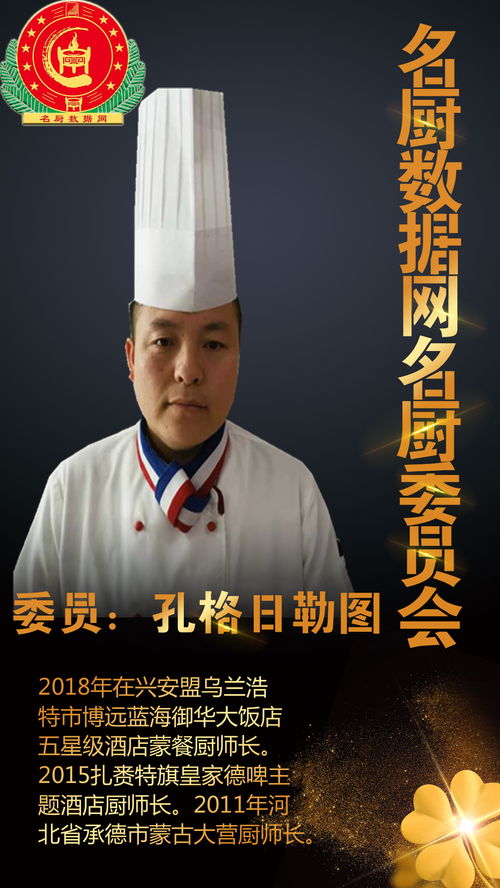 名厨数据网委员 孔格日勒图
